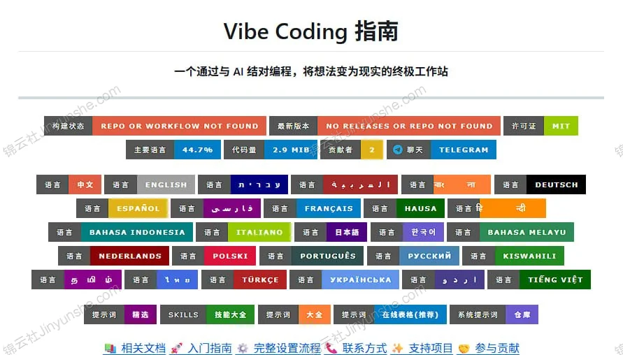 Vibe Coding 指南 - 一个通过与 AI 结对编程，将想法变为现实的终极工作站的图片(1)